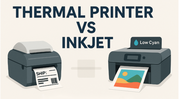 thermal printer vs inkjet thermal printer vs inkjet