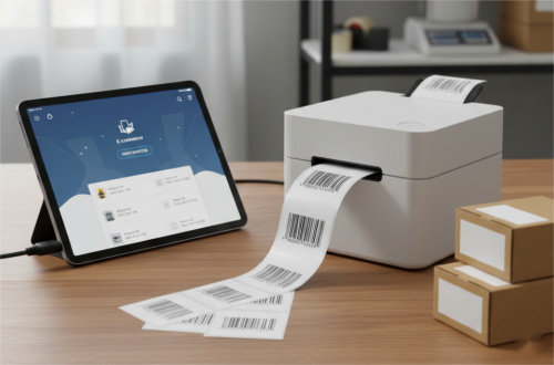 Barcode printer work with an iPad Barcode printer work with an iPad