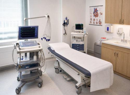 Hospital ECG room Hospital ECG room