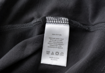 Wash care label Wash care label